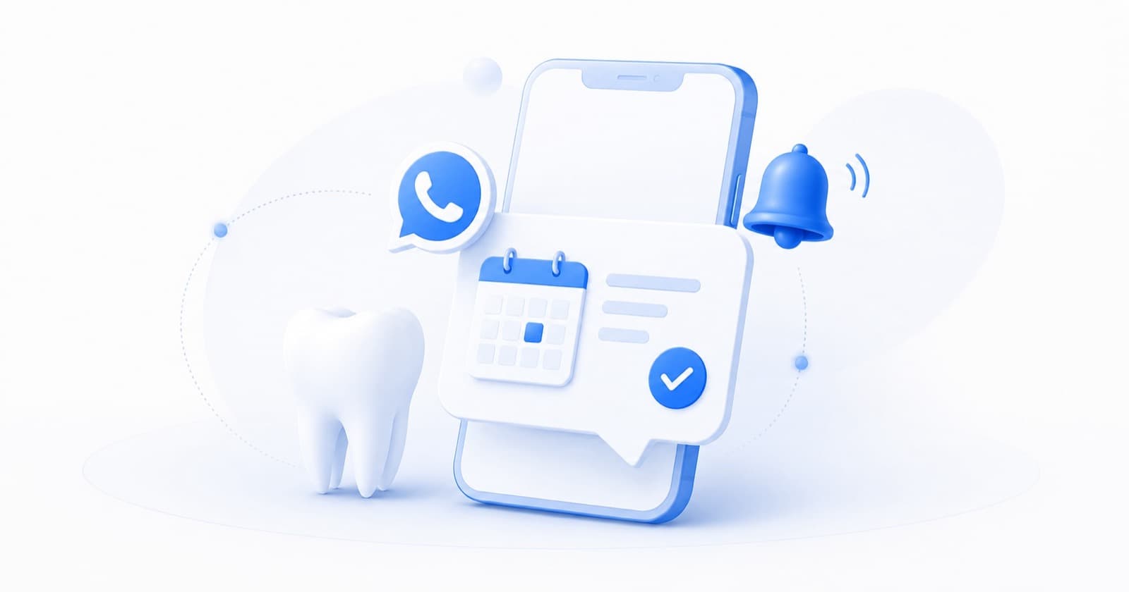 Recordatorio de cita dental enviado por WhatsApp al paciente